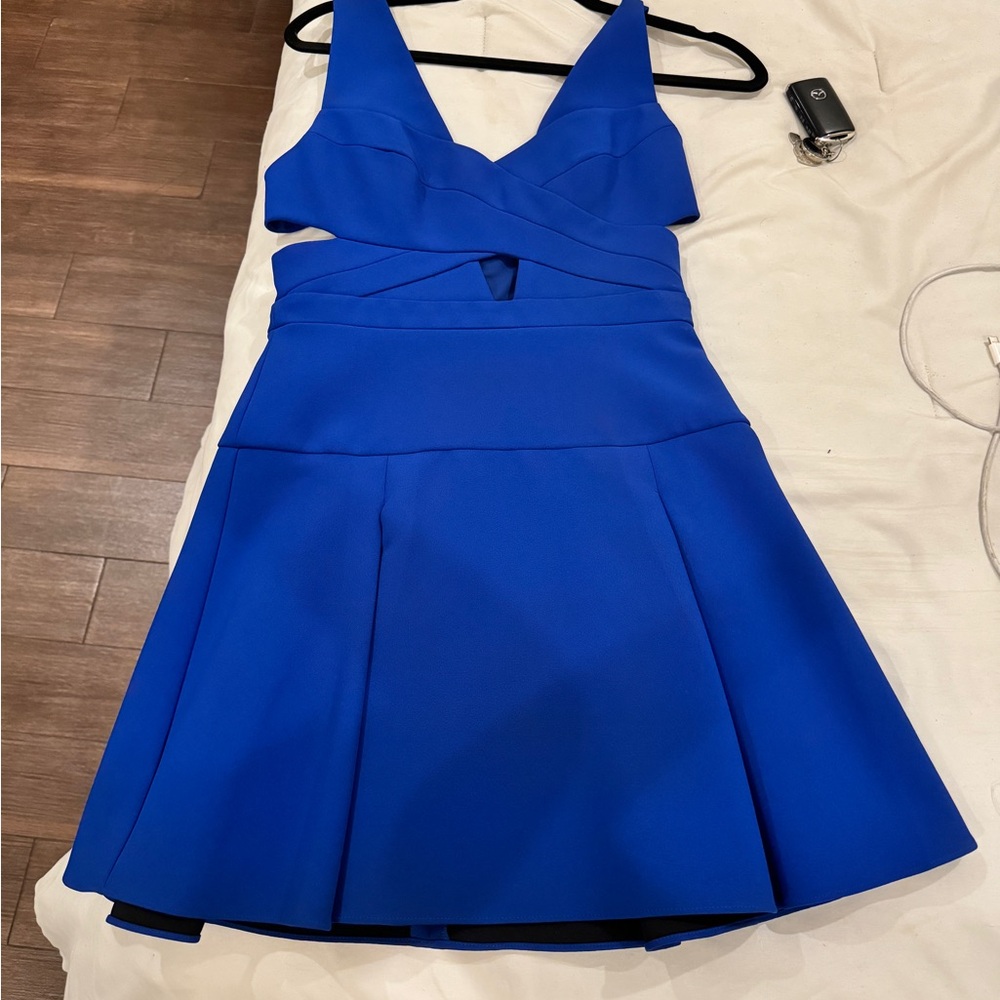 BCBG BLUE DRESS